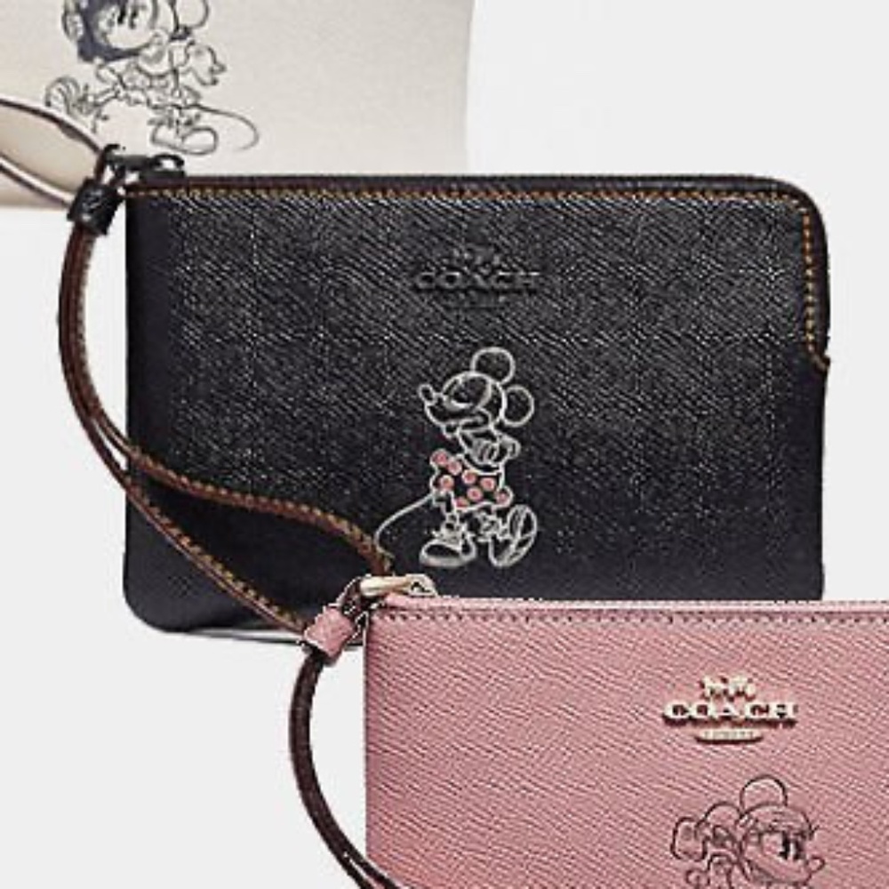 Coach Disney Minnie Mouse Wristlet Wallet